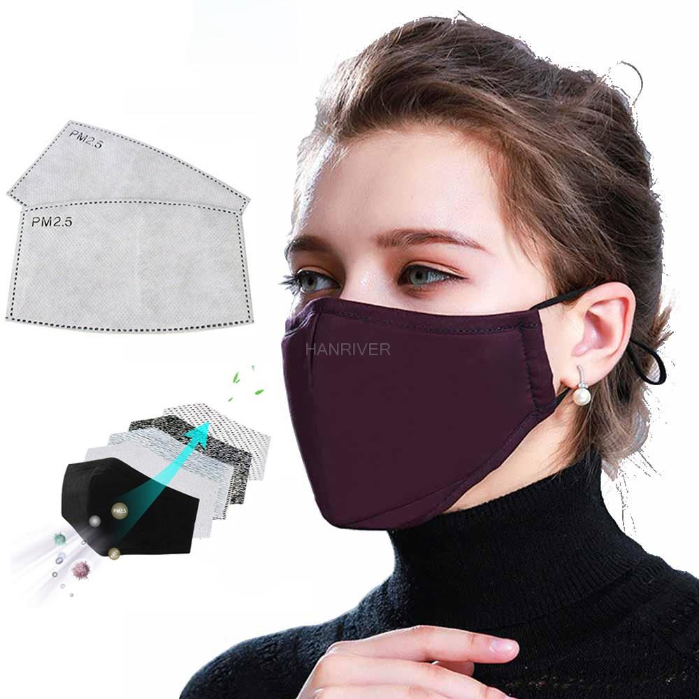 Cotton Face Mask PM2.5 Activat - Cloth Face Mask Washable 评论和价格