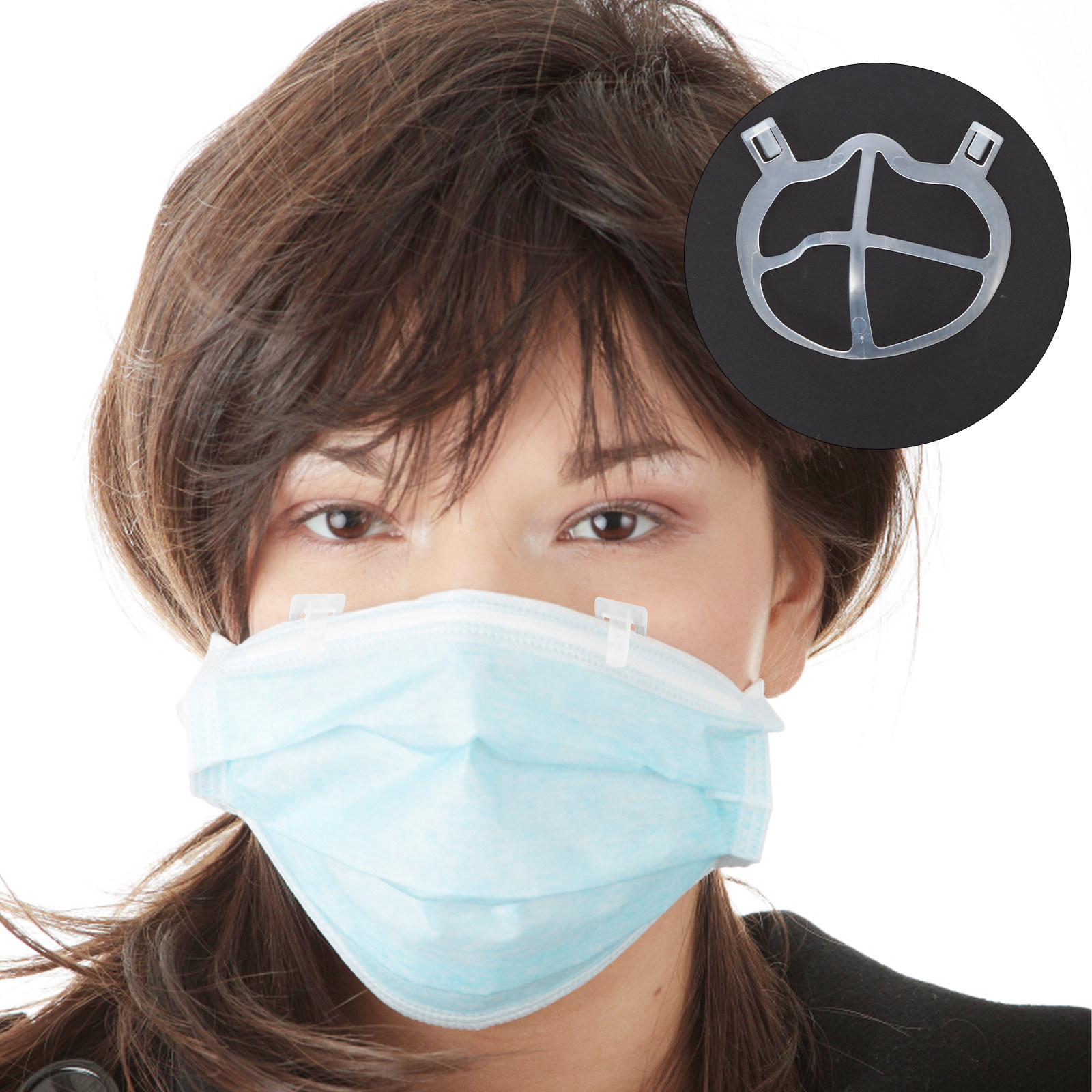 10Pcs Silicone Mask Holder Inn - Silicone Mask Bracket 评论和价格