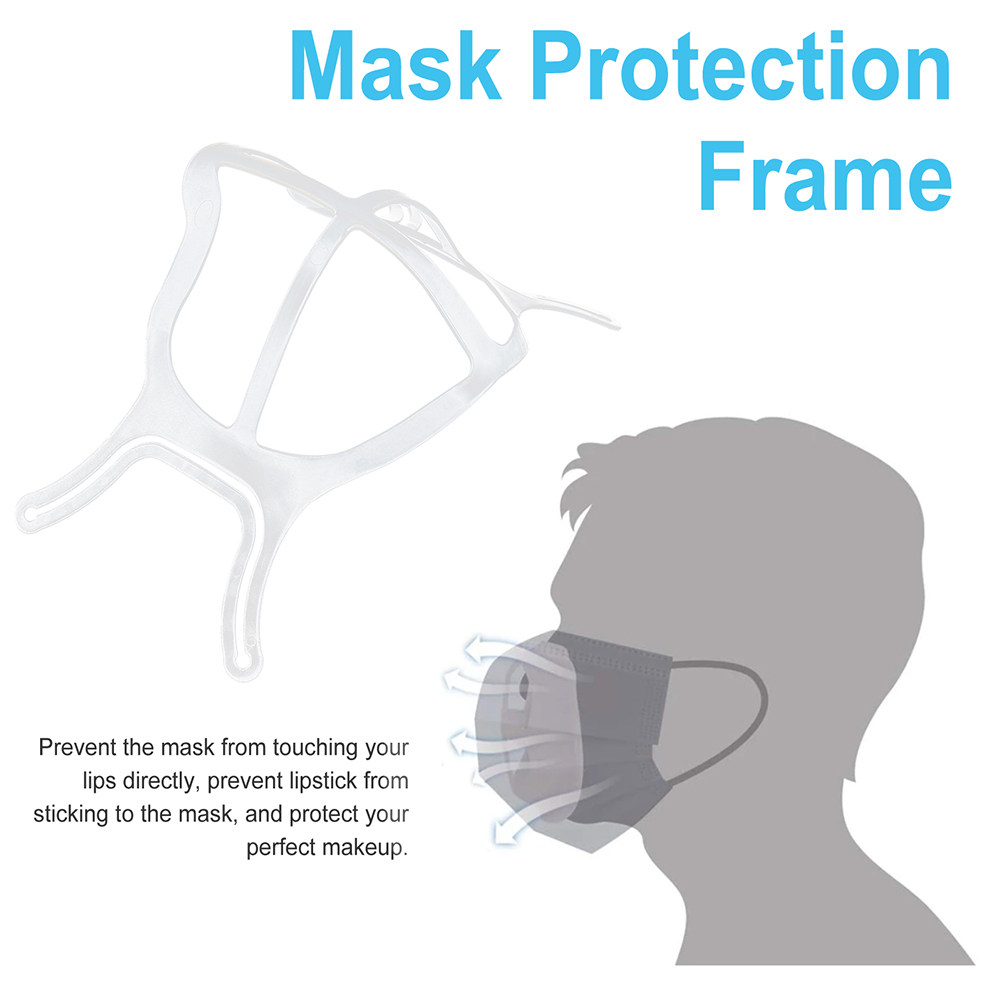 5Pcs Mask Bracket Silicone 3D  - Silicone Mask Bracket 评论和价格