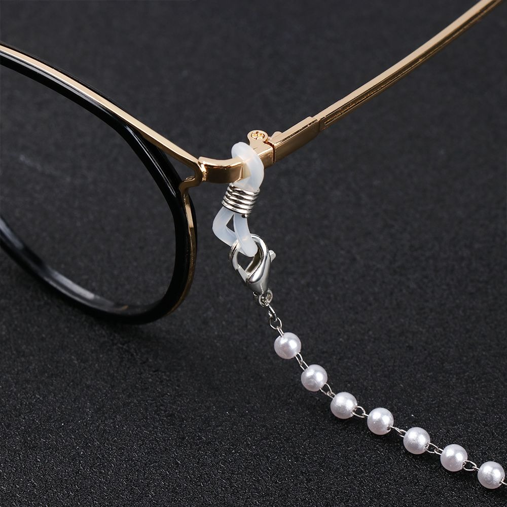 Fashion Flower Beads Eyeglass  - Mask Chain Holder 评论和价格