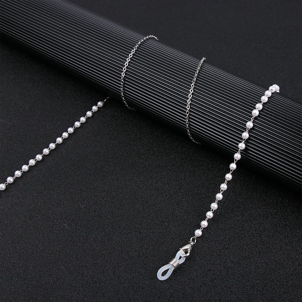 Fashion Flower Beads Eyeglass  - Mask Chain Holder 评论和价格