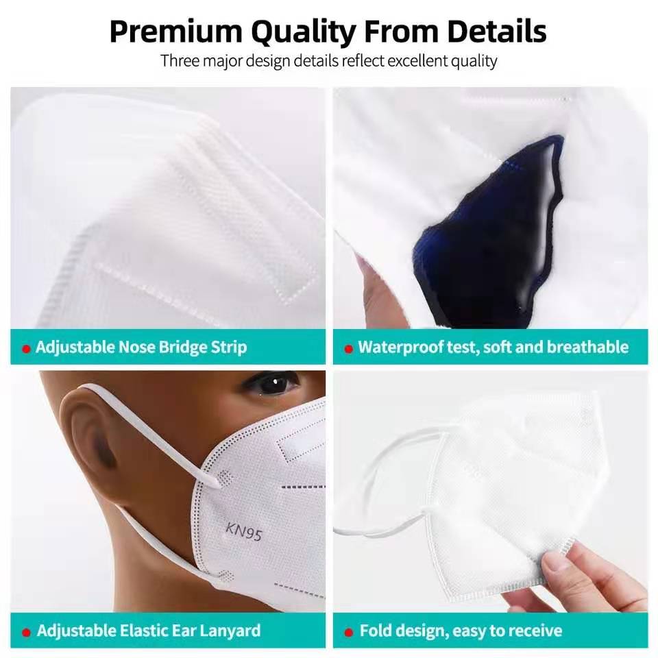 10-100Pcs Adult FFP2 Masks CE  - Disposable Surgical Mask 评论和价格